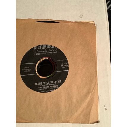 James Singers Cliffwood. NJ.Hold My Peace.Jesus Will.Richborch.2504.Gospel 45