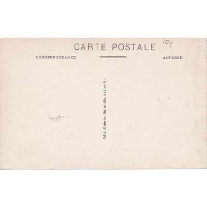 Standard size printed postcard St Servan sur Mer France