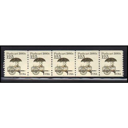 2133 12.5c Pushcart Fine MNH Dry Gum PNC 1/5 X2252