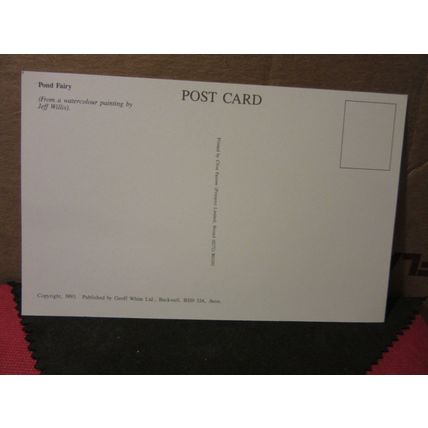 POND FAIRY by Jeff Willis unused postcard by Geoff White Ltd 1993 #