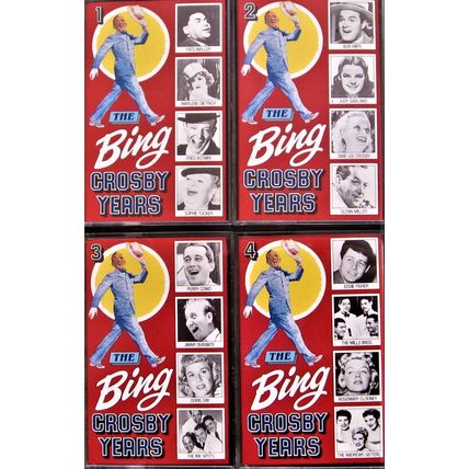 THE BING CROSBY YEARS 4 Cassette Tapes