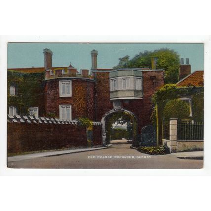 The Old Palace Richmond Postcard Surrey