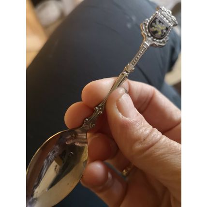 Silver Plate Souvenir Spoon belgique