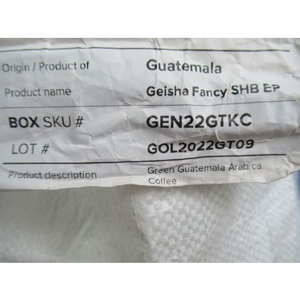 5 LB Green Unroasted Coffee Beans Guatemala GESHA GEISHA Fancy SHB EP MICROLOT
