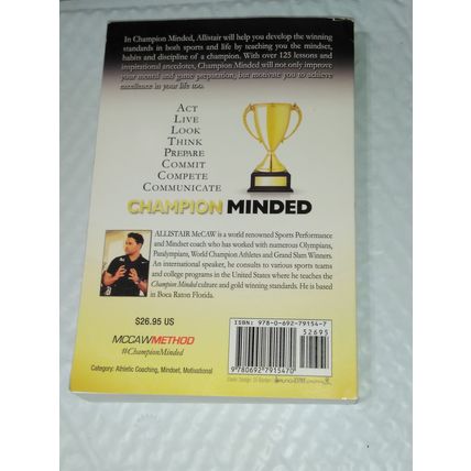 Champion Minded: Achieving Excellence in Sports and Life - Paperback - GOOD