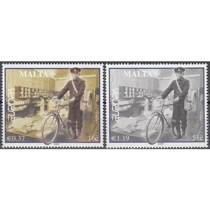 Malta 2008 Yvert 1515 - 1516 Neuf ** Cote (2017) 4.60 € Europa CEPT L'écriture
