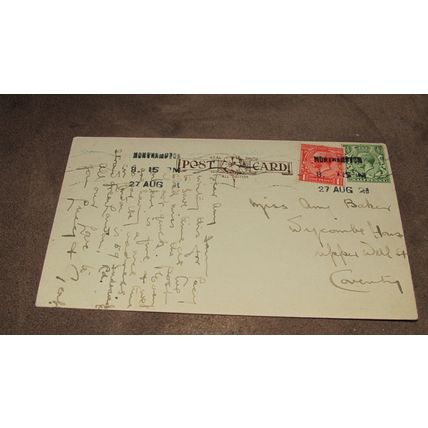 1920s Real photographic Postcard - Town Hall, Northampton