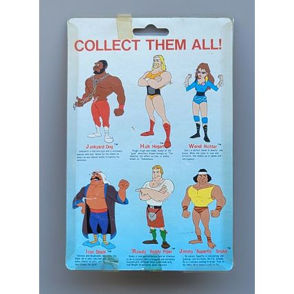 wwf ljn hulk hogan's rock 'n' wrestling junk yard dog wrestling figure