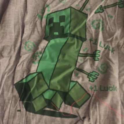 New Mine Craft Creeper Boys Small T-Shirt