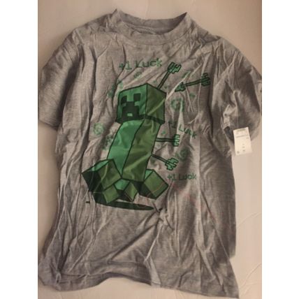 New Mine Craft Creeper Boys Small T-Shirt