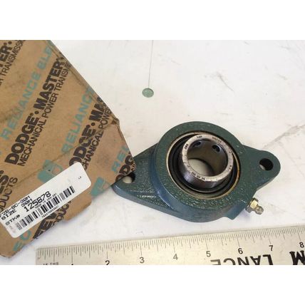 NEW DODGE BEARING F2B-SC-30M,SC 30 MM 206 USA SIZE 30M,125878,FG, f2b-bc-30m,BK