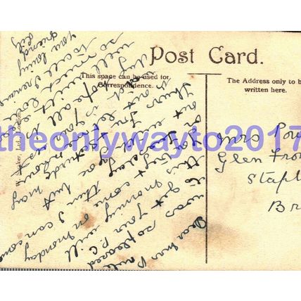 Hyde Park Corner, London, England, 1912, Postcard