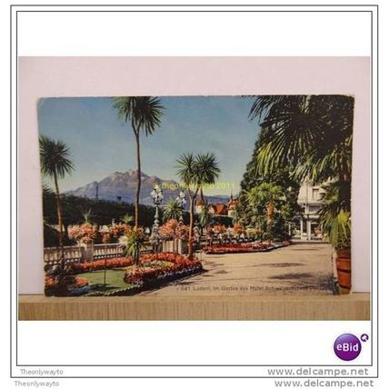 HOTEL SCWWEIZERHOF, LUZERN, SWITZERLAND, Postcard