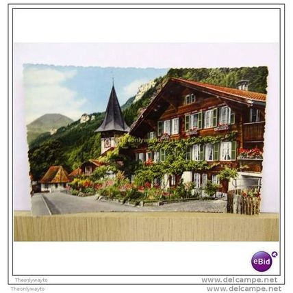 MEIRINGEN, ALTE DORFPARTIE, SWITZERLAND, Postcard