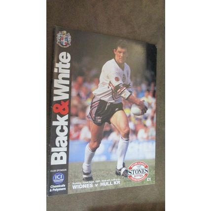 1991 Rugby Football League Programme - Widnes v Hull K.R