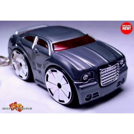 HTF RARE KEYCHAIN GRAY CHRYSLER 300C CARICATURE CUSTOM Ltd Ed GREAT GIFT
