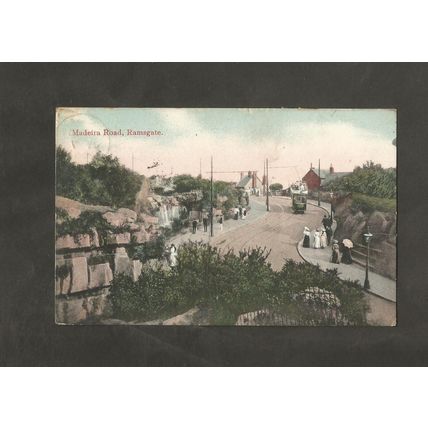 Postcard Kent Ramsgate Madiera Road 1906