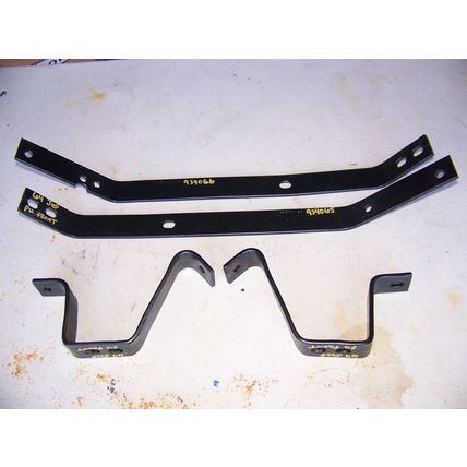 1964 JEEP TRUCK FRONT BUMPER BRACKETS OEM