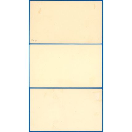 1879 Mint #UX6, Blue, LOT/3 Postal Cards Small Stains Priced Right! SCV $105.00!