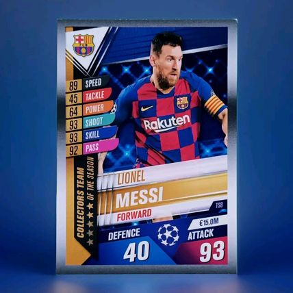 19/20 Match Attax 101 2019 Lionel Messi TS8 FC Barcelona 2019 2020