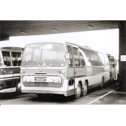 Black & White Photograph of Appleby's Coaches of Louth - PFU 163G