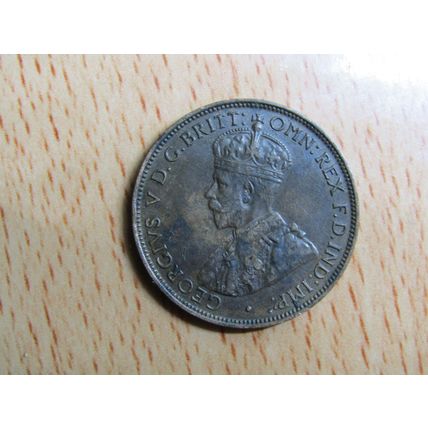 Jersey 1923 George v 1/24th of a Shilling Coin