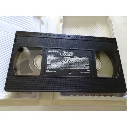 Davy Crockett King of the Wild Frontier - VHS Tape - A Walt Disney Film - 1955