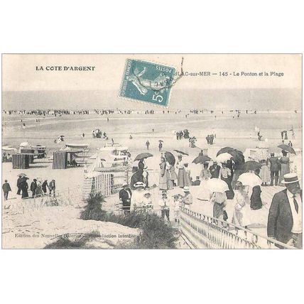 33 - Soulac-sur-Mer - le ponton et la plage