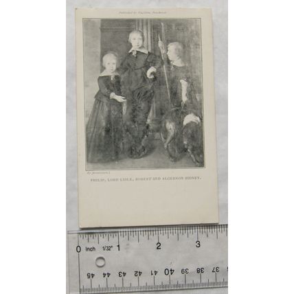 vintage postcard Philip, Lord Lisle & Algernon Sidney