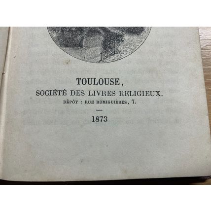 RARE* 1873 "GEORGES CLIFFORD" FRENCH TEXT ILLUSTRATED FICTION BOOK (P4)