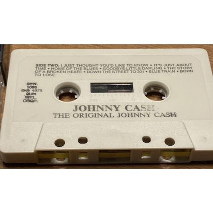 JOHNNY CASH-The Original Johnny Cash-Cassette, 1983-NM-FAST SHIPPING