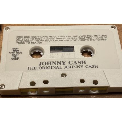 JOHNNY CASH-The Original Johnny Cash-Cassette, 1983-NM-FAST SHIPPING