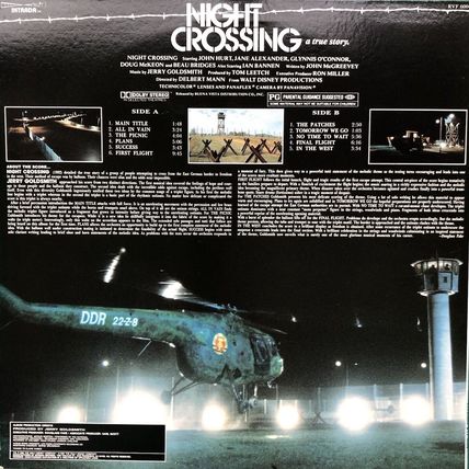 NIGHT CROSSING original 1982 Jerry Goldsmith soundtrack record album