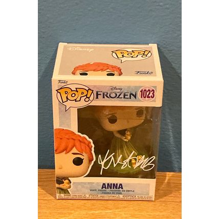 Funko Pop! Disney - Anna #1023 Facsimile Laser Autographed (Box & Protector)