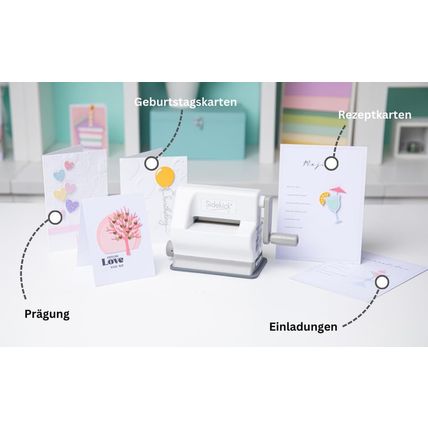 Sizzix Sidekick Starter Kit 661770 Portable Manual Die Cutting & Embossing Machi