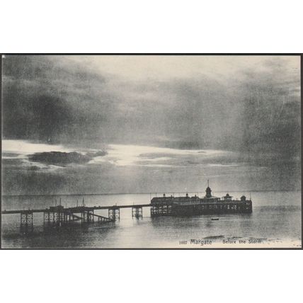 Before the Storm, Margate, Kent, c.1905 - John Davis Postcard