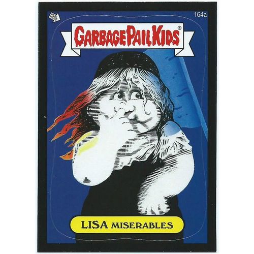 2013 Garbage Pail Kids Series 3 Black Parallel - #164a - Lisa Miserables