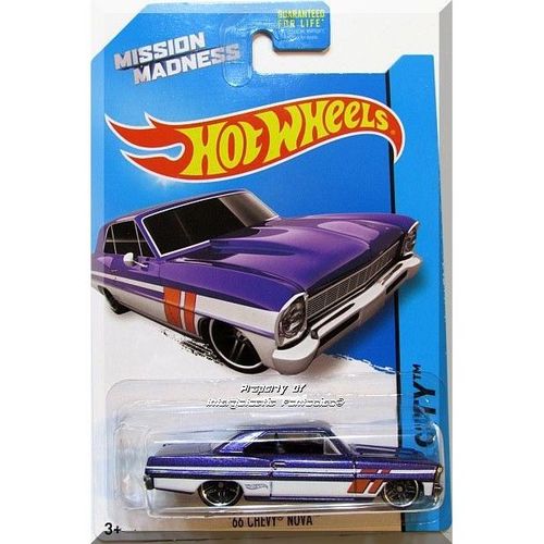 Hot Wheels - '66 Chevy Nova: HW City 2014 - Mission Madness #3/4 *Kroger*