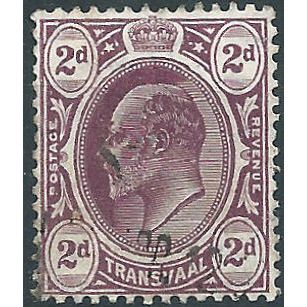 Transvaal 1909 SG275 2d Purple Fine Used ....