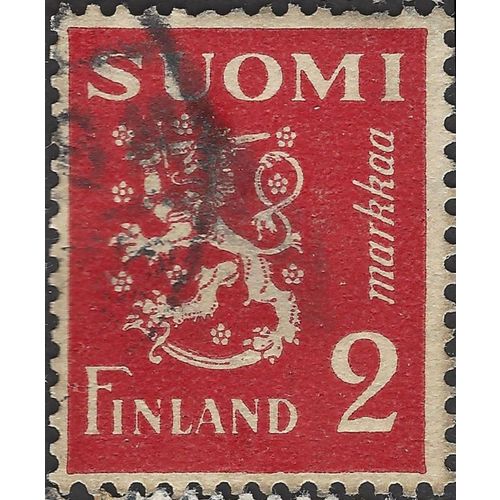 FINLAND, Lion Rampant, red 1936, 2M, #3