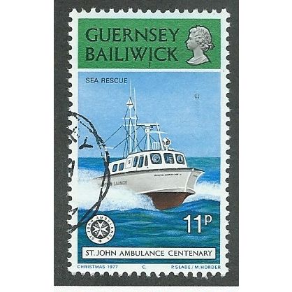 GUE 1977 11P 'CHRISTMAS AND ST JOHNS AMBULANCE' FINE USED (EBID50-002)