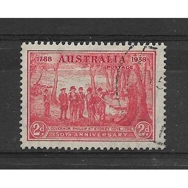 Australia.SG193 2d "Governor Phillip at Sydney Cove" (Scarlet).Fine Used.May19