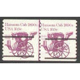 1904a 10.9c Hansom Cab Fine MNH Dry Gum CNP Left 2 Line Gap V0847