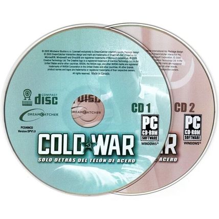 COLD WAR: Solo Detras Del Telon De Acero (Spanish) PC-CD, 2005 -NEW CD in SLEEVE