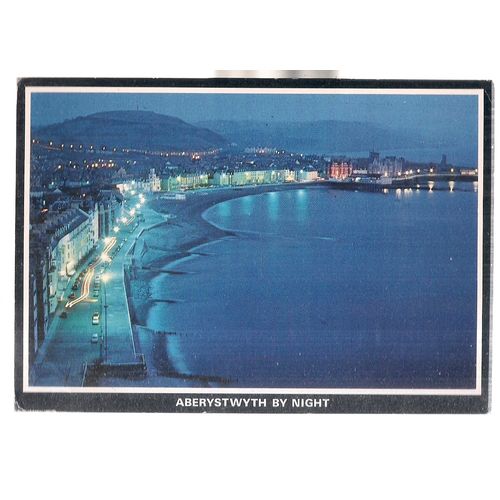 ABERYSTWYTH BY NIGHT unused postcard by J.Arthur Dixon PDF/25305 =