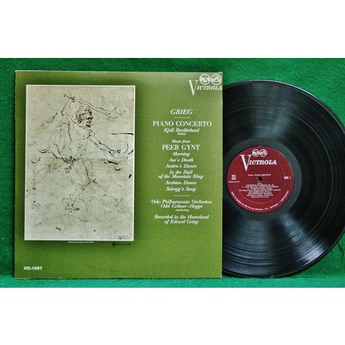 Baekkelund/Gruner-Hegge - Grieg: Piano Concerto/Peer Gynt - VIC 1067 - EX