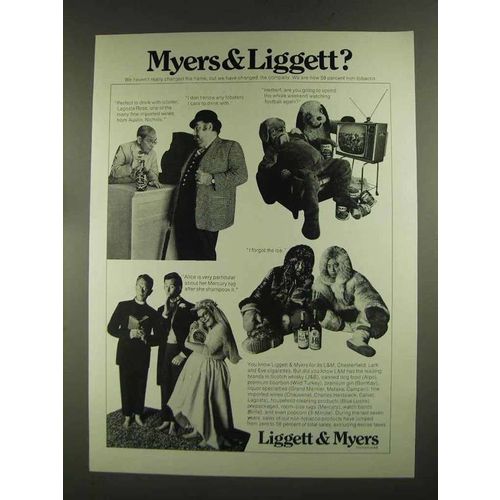 1972 Liggett & Myers Ad - Lagosta Rose Wine, J&B Scotch