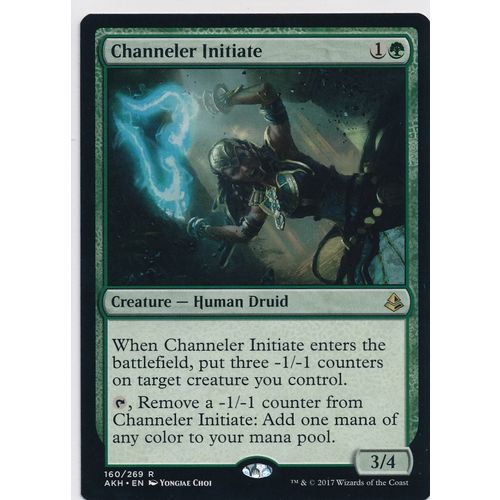 Magic the Gathering MTG Amonkhet 160/269 Channeler Initiate