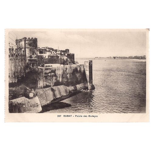 POINTE DES OUDAYAS , RABAT, MOROCCO unused vintage postcard,