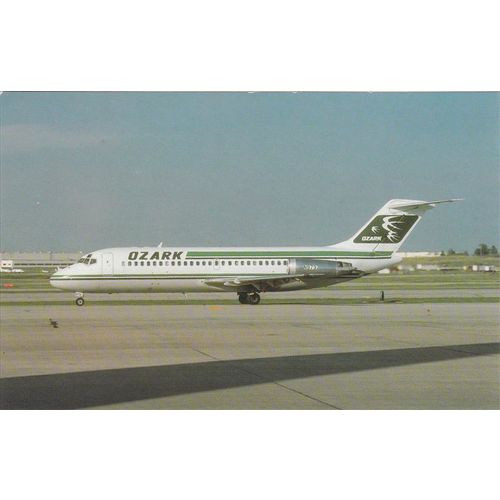 Ozerk Air Lines Douglas DC9 15 Civil Aircraft Postcard (A19985)